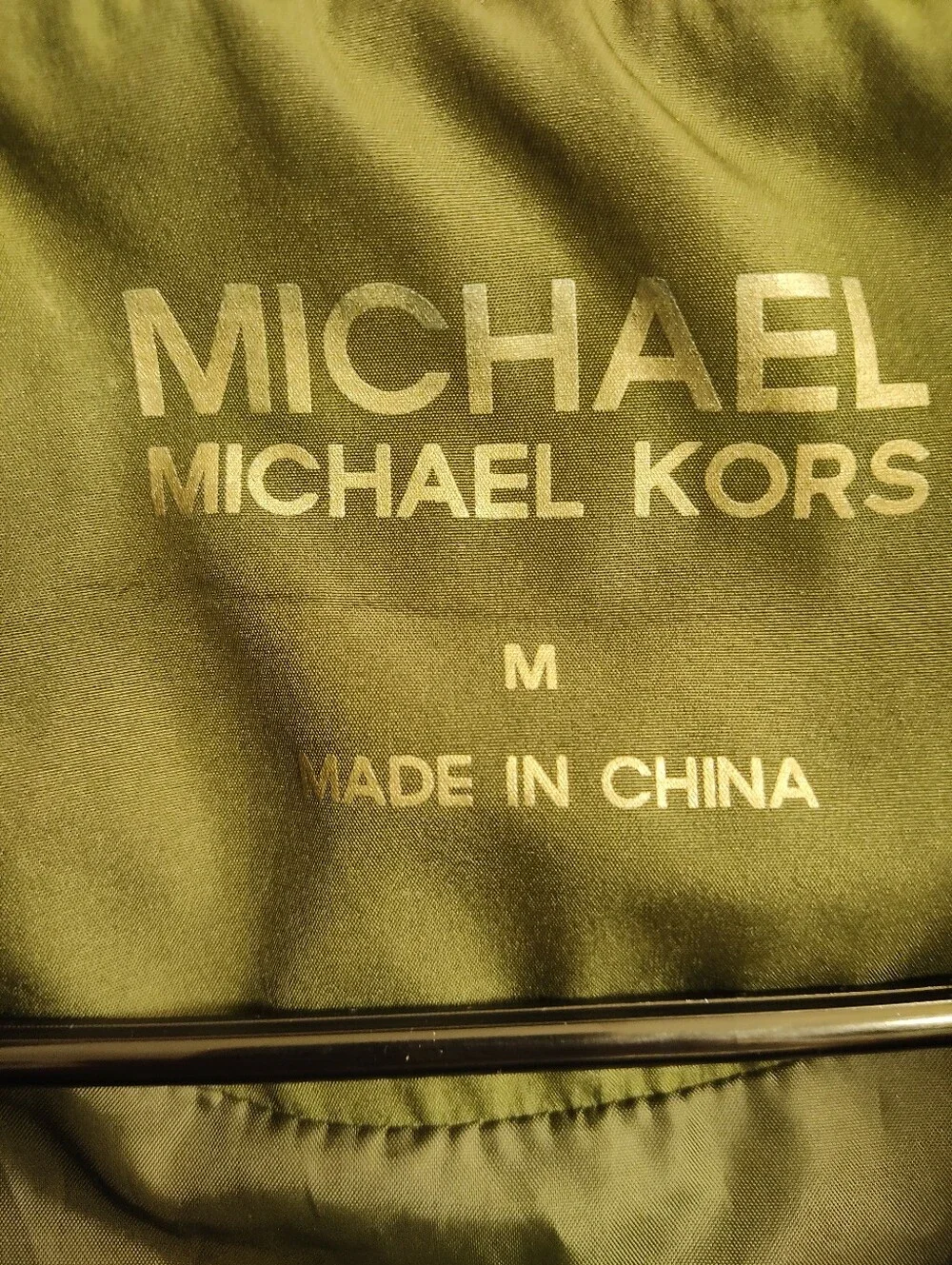 Michael Kors Olive Green Women's Hooded Anorak Jacket